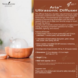 Aria Ultrasonic Diffuser 梵音超聲波擴香機